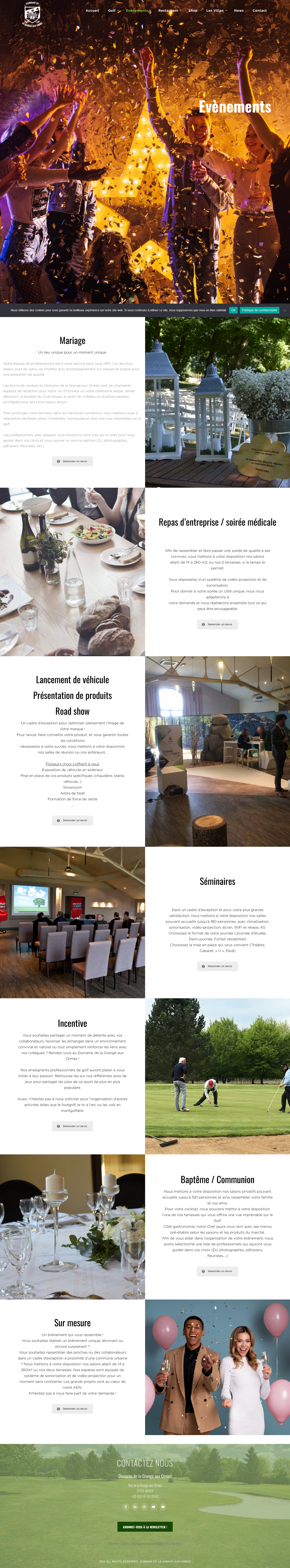 Domaine de la Grange aux Ormes